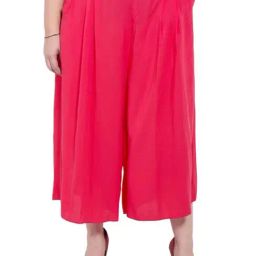LASTINCH Red Mid Rise Culottes-picture-44