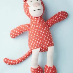 Fabindia Fabkids Toys Red Cotton Bear Toy-image-85