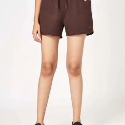 Ajile by Pantaloons Brown Cotton Shorts-image-59