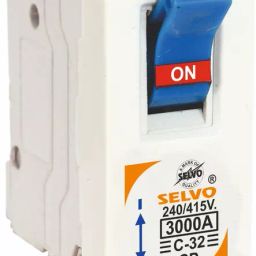 SELVO GSELSPT12054 32A Single Pole Flush Mount Mini MCB (Pack of 2)-21