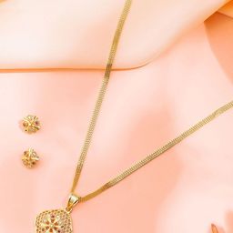 Anouk Gold-Plated American Diamond & Cubic Zirconia-Studded Jewellery Set-picture-21