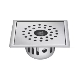 Sanjay Chilly Square Gypsy Golden Floor Drainer with Cockroach Trap and Pipe Hole Silver 127 x 127 mm, ‎SCCT-SG-GS-127-image-79