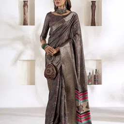 DIVASTRI Woven Design Zari Saree-image-52