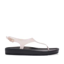 Eridani Women's Barelythere White Back Strap Sandals-image-15