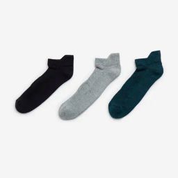 WES Lounge by Westside Dark Green Cotton Blend Socks - Pack of 3-image-66