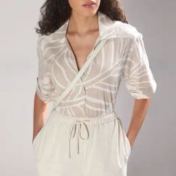 Vero Moda Beige Printed Shirt-image-60