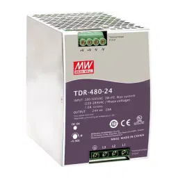 Mean Well Power Supply, AC-DC, 48V, 10A, TDR-480-48-42
