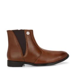 Eego Italy Men's Tan Chelsea Boots-picture-11