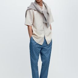 FTX Men Printed Cotton Mid-Rise Track Pants-picture-0