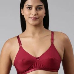 BLOSSOM Maroon Full Coverage Everyday Bra-15