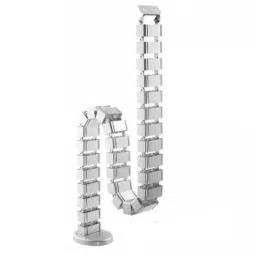 Techut Vertebrae Snake Cable Manager PVC 75 cm Length, Silver-picture-33