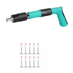 Mass Pro Portable Nail Wall Fixer Machine Kit With 10 Nails Multicolor 25 mm for Woodworking Projects & Professional Construction-image-0