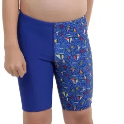 Speedo Kids Blue Printed Jammer-image-67