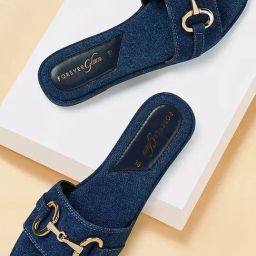 Forever Glam by Pantaloons Women's Blue Casual Sandals-image-103