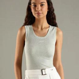 Tommy Hilfiger Green Cotton Slim Fit Tank Top-picture-5