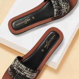 Forever Glam by Pantaloons Women's Black Casual Sandals-image-97
