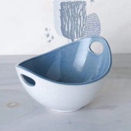 Elae Hand Painted Ceramic Oval Serving Bowl - Large-picture-0