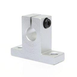 SK10 10MM linear bearing rail support XYZ Shaft Table CNC Router SH10A image 1
