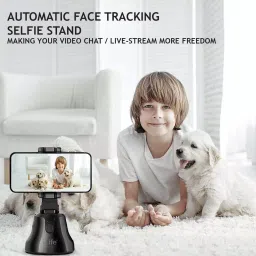 iLife 360° Selfie Rotation Auto Face Object Tracking Smart Vlog Shooting Camera Phone Mount Holder image 2
