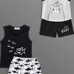 HELPOM Unisex Kids Printed T-shirt with Shorts-picture-24