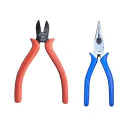 Sky Blue SBE_PLIER_COMBOS_COMBO_732 7.8 inch Stainless Steel Round Nose Plier (Pack of 2)-27
