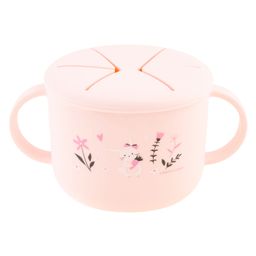 Stephen Joseph Silicone Snack Cup Bunny Print - Pink-11