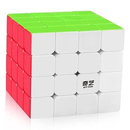 Toyshine Qiyi 4x4 Speed Cube Stickerless Qiyuan S 4x4x4 Magic Cube Puzzle Brain Teaser Toys Gifts for Kids Adults Challenge Magic Cube Puzzles Toys 62mm-4