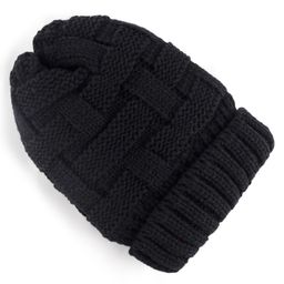 Pine Kids Woollen Cap with Cable Knit Design - Black-picture-23