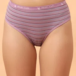 TrybeX Striped Mid-Rise Hipster Briefs SC-WP-Ruchika Line-Purple-image-56