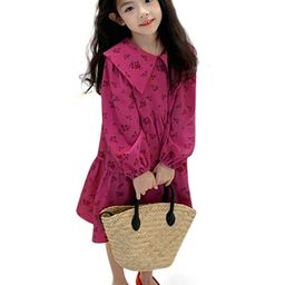 StyleCast x Revolte Girls Floral Printed A-Line Peter Pan Collar Dress-image-38