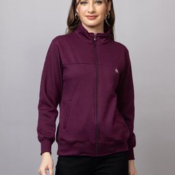 YHA Solid Stand Collar Long Sleeves Jackets-image-81