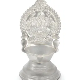 BHIMA 925 Sterling Silver Goddess Lakshmi Lamp-image-50