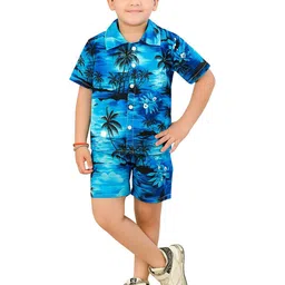 BAESD Boys Printed Shirt with Shorts-image-92