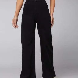 DOLCE CRUDO Black Plain Jeans-picture-8