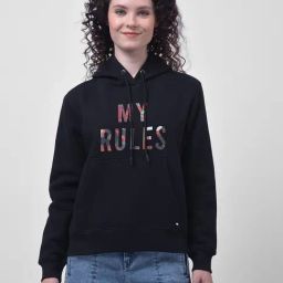 NUMERO UNO Black Polyester Printed Sweatshirt-picture-18