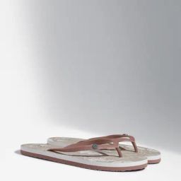 LUNA BLU by Westside Taupe Coastal Inspired Flip-Flops-image-13