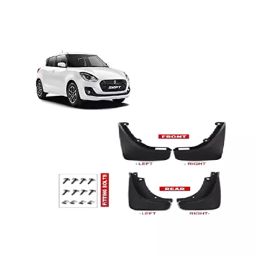 Automoto Cup Type Mud Flaps Splash Guard Front & Rear for Maruti Suzuki Swift 2018 (Set of 4)-26