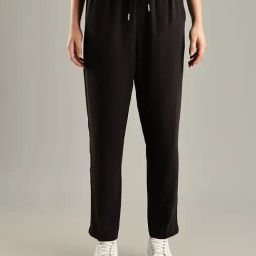TOMMY HILFIGER Black Regular Fit Mid Rise Trackpants-picture-40