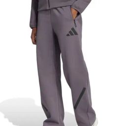 Adidas Purple Loose Fit Trackpants-image-42