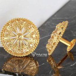 VIVASTRI Gold-Toned Alloy Earrings-26