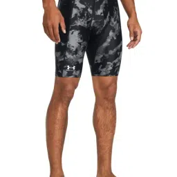 Under Armour Black Fitted Sports Capris-image-34