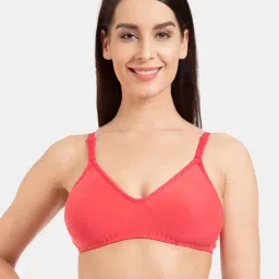 Tweens Coral Non Wired Non Padded T-Shirt Bra-image-63