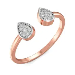 Joyalukkas 18k Rose Gold & Diamond Ring for Women-picture-5