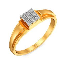 Joyalukkas 18k Gold & Diamond Ring for Men-picture-16