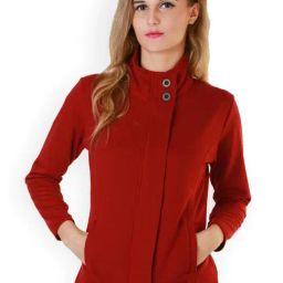 Belle Fille Red Regular Fit Jacket-picture-30