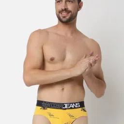 Spykar Yellow Regular Fit Briefs-image-70