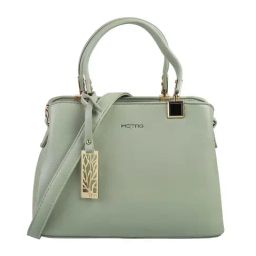 Metro Green Medium Satchel Handbag-image-14