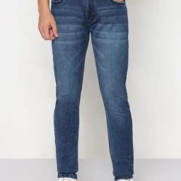 SHOWOFF Blue Skinny Fit Solid Jeans-image-59