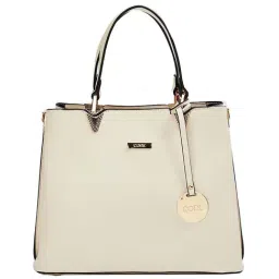 Code by Lifestyle White Solid Medium Handbag-image-39