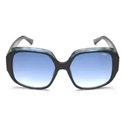 IDEE Blue Square UV Protection Sunglasses for Women-image-64